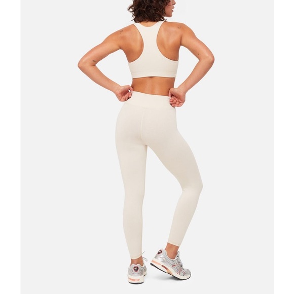 MATE The Label Organic Stretch Midi Leggings - Bone - Picture 4 of 14